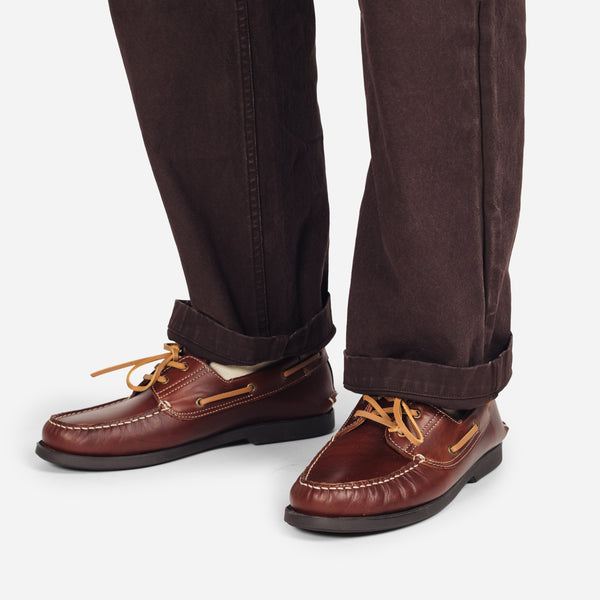 GLOUCESTER BOAT SHOE - CICLONE BROWN