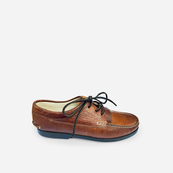 Arrow Moccasin Hyannis Fringe Moc - Pebble Whiskey