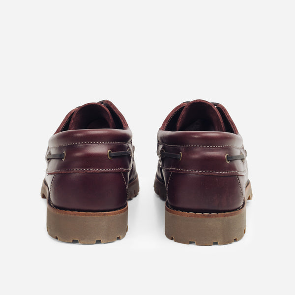 MARBLEHEAD LUG BOAT SHOE - BORDO BROWN