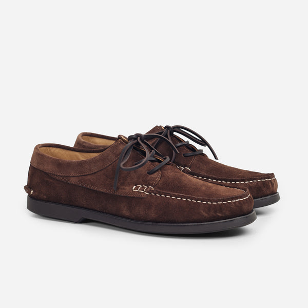 OG SUEDE BLUCHER SHOE - DARK BROWN