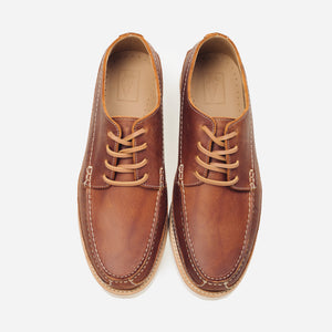 Arrow Moccasin Company - NANTUCKET TREK MOC - BRABE CAT BROWN -  - Alternative View 1