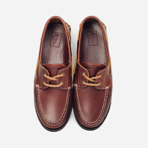 Arrow Moccasin Company - GLOUCESTER BOAT SHOE - CICLONE BROWN -  - Alternative View 1