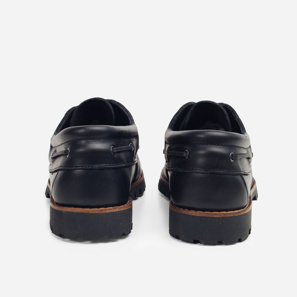 MARBLEHEAD LUG BOAT SHOE - CICLONE BLACK