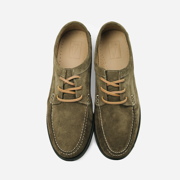 OG SUEDE BLUCHER SHOE - OLIVE