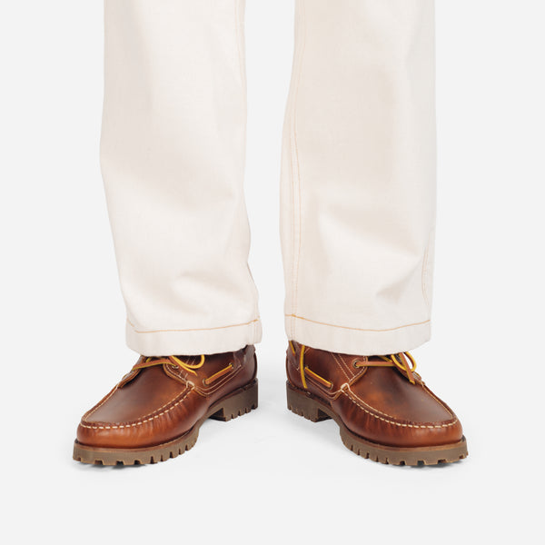 MARBLEHEAD LUG BOAT SHOE - CAMEL