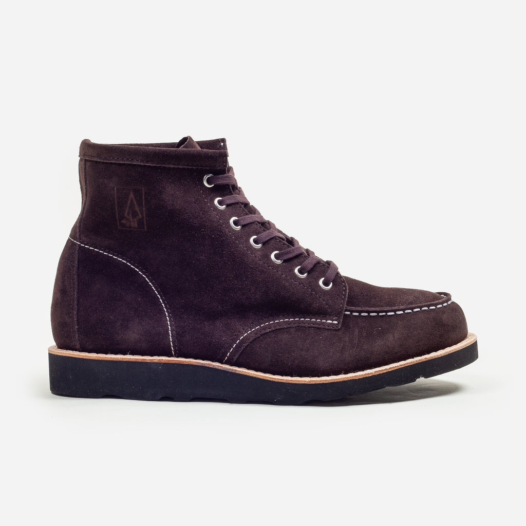 Arrow Moccasin Company MAINE SUEDE MOC TOE BOOT - CHOCOLATE  display picture 1