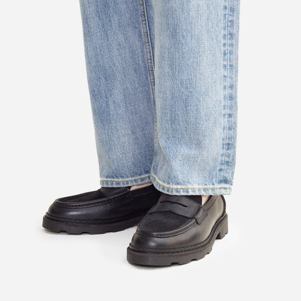 Arrow Moccasin Concord Loafer - Black