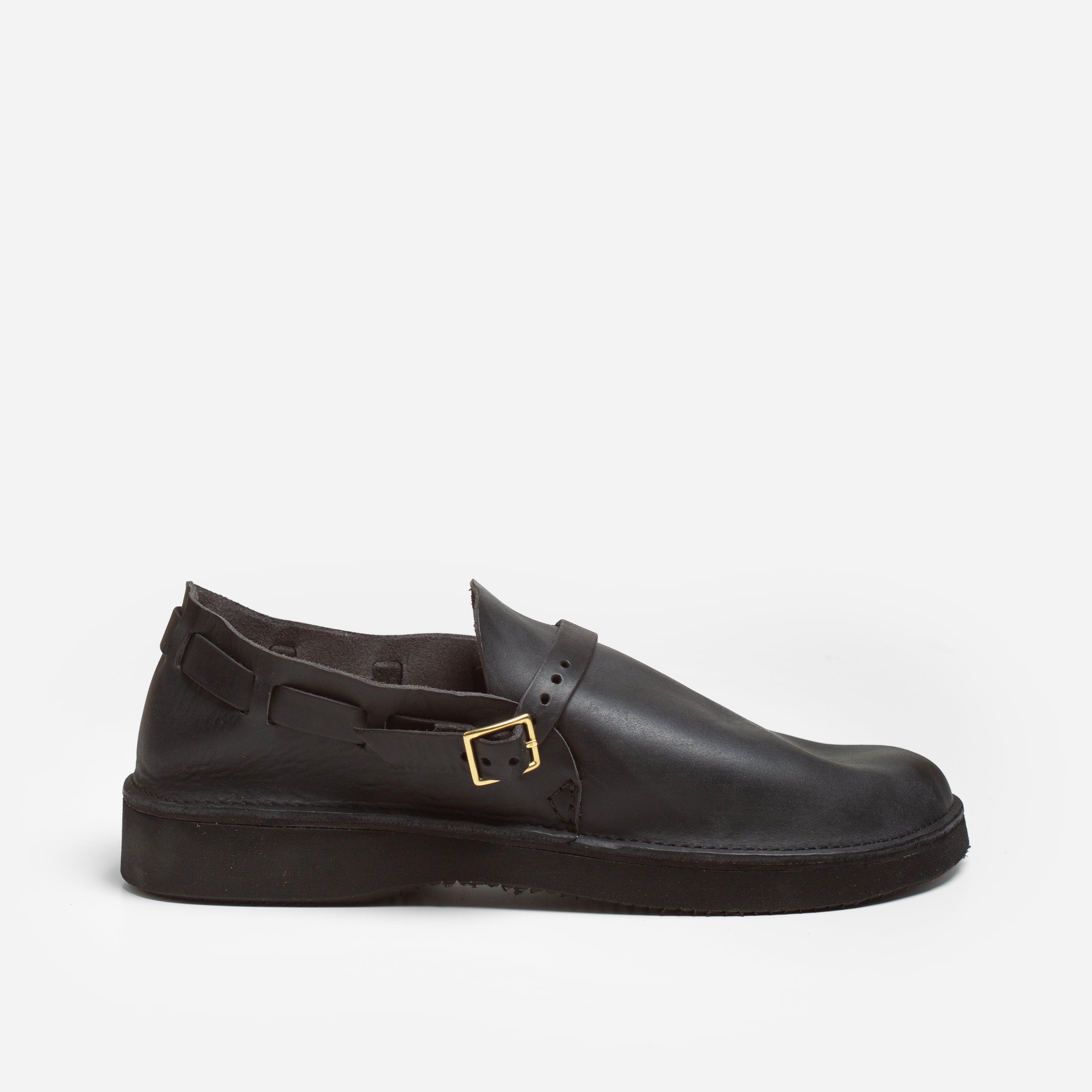 Aurora Shoe Co MIDDLE ENGLISH - LEATHER BLACK - The Great Divide