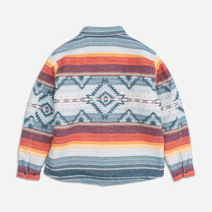 Pendleton - BAY CITY SHERPA OVERSHIRT  - SALTILLO STRIPE -  - Alternative View 1