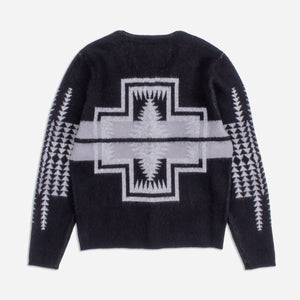 Pendleton - BAND CARDIGAN - BLACK HARDING -  - Alternative View 1