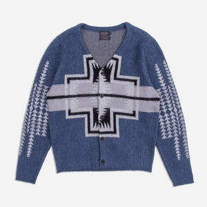 Pendleton - BAND CARDIGAN - BLUE HARDING -  - Main Front View