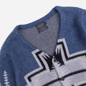 Pendleton - BAND CARDIGAN - BLUE HARDING -  - Alternative View 1