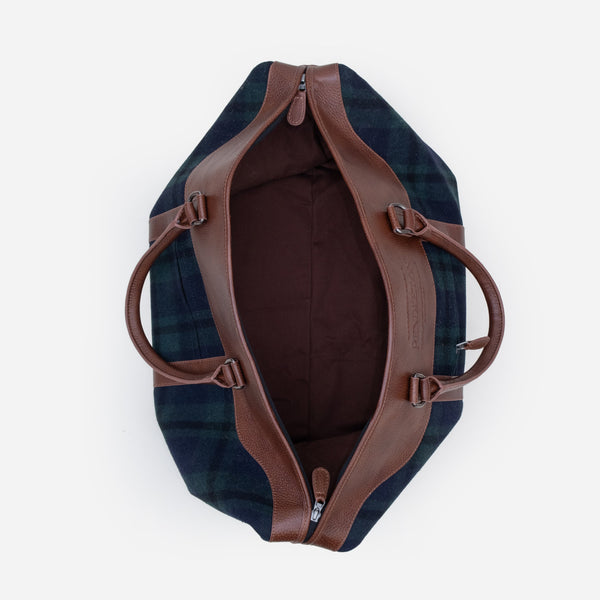 WOOL WEEKEND DUFFEL BAG - BLACK WATCH