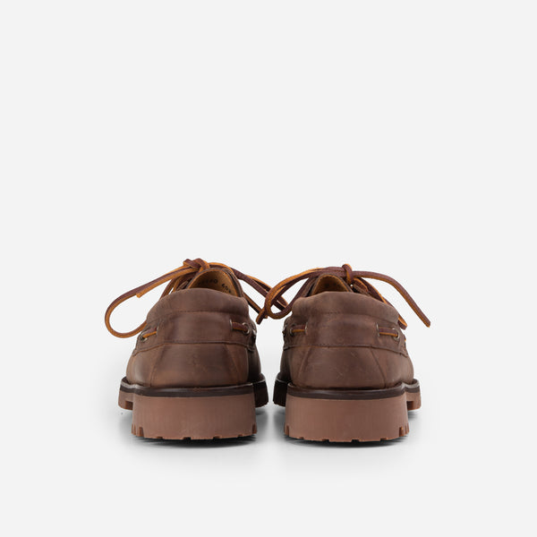 Arrow Moccasin Marblehead Boat Shoe - Pebble Brown