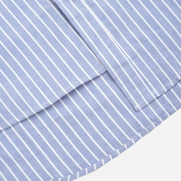 UNBALANCE PATCH BIG SHIRT - STRIPED