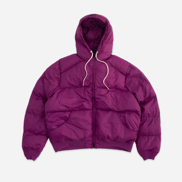 ALPINE HOODED DOWN JACKET - RADICCHIO