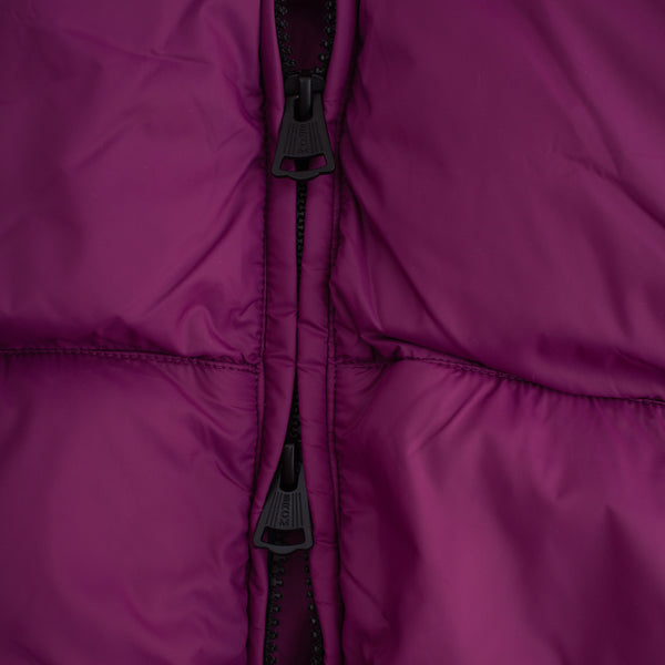 ALPINE HOODED DOWN JACKET - RADICCHIO