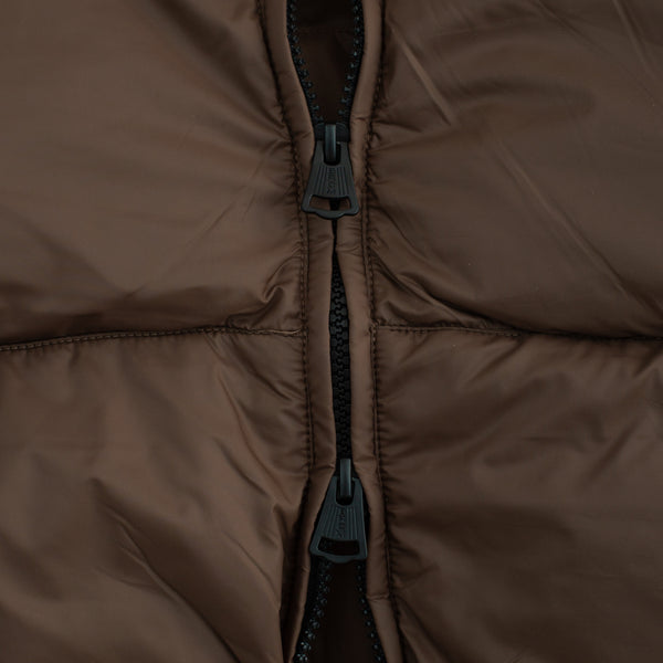 ALPINE HOODED DOWN JACKET - CAPPUCINO