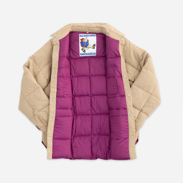 BRIDALVEIL DOWN JACKET - HORCHATA