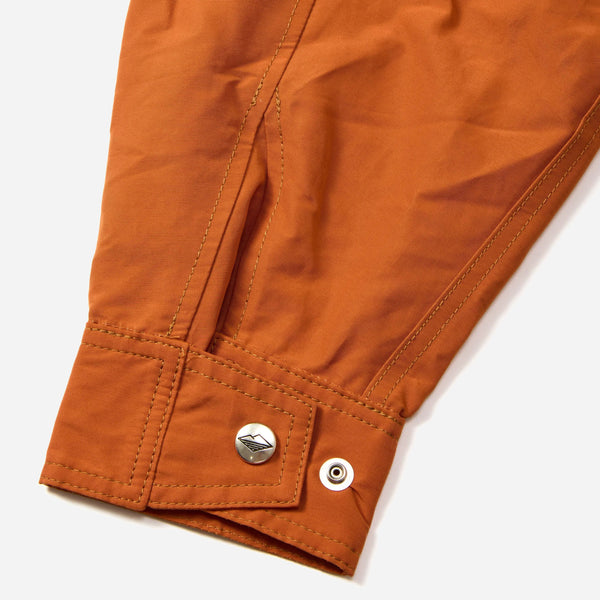 Battenwear Travel Shell Parka V.3 - Orange and Light Beige