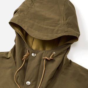 Battenwear - Battenwear Travel Shell Parka V.3 - Olive and Beige -  - Alternative View 1