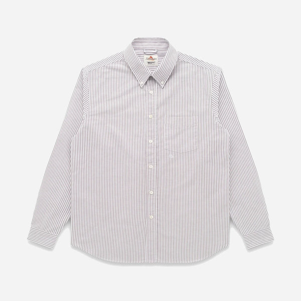 BEEFY OXFORD SHORT - BROWN STRIPE