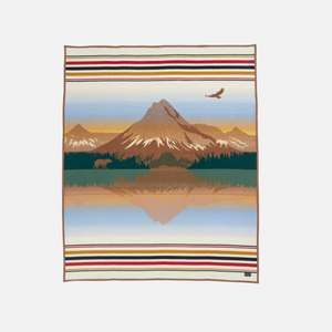 Pendleton - Jacquard Blanket - Glacier Peaks -  - Main Front View