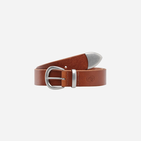 Knickerbocker Western Bridle Leather Belt - Brown