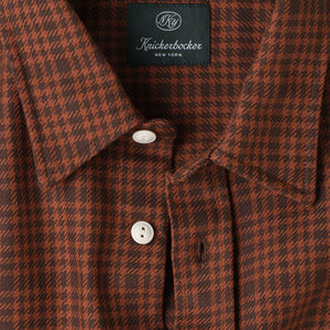 Knickerbocker - Knickerbocker Brother Flannel Shirt - Brown & Red Plaid -  - Alternative View 1