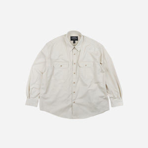 Frizmworks - Frizmworks Chino Officer Shirt - Ivory -  - Main Front View