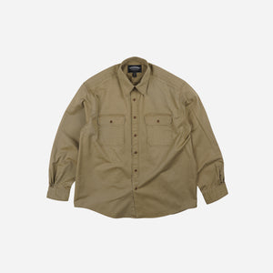 Frizmworks - Frizmworks Chino Officer Shirt - Khaki -  - Main Front View