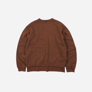 Frizmworks - Frizmworks Cover Stitch Vintage Sweatshirt - Brown -  - Alternative View 1