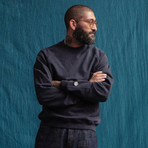 Dubbleware - CREW SWEATSHIRT - NAVY -  - Alternative View 1