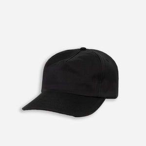 Lady White Co. - CRINKLE COTTON CAP - BLACK -  - Alternative View 1