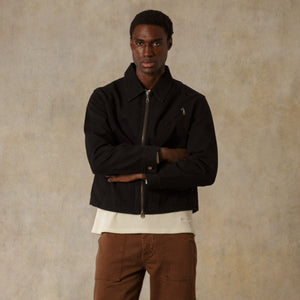 Dubbleware - Dubbleware Crop Mecanic Jacket - Black -  - Alternative View 1