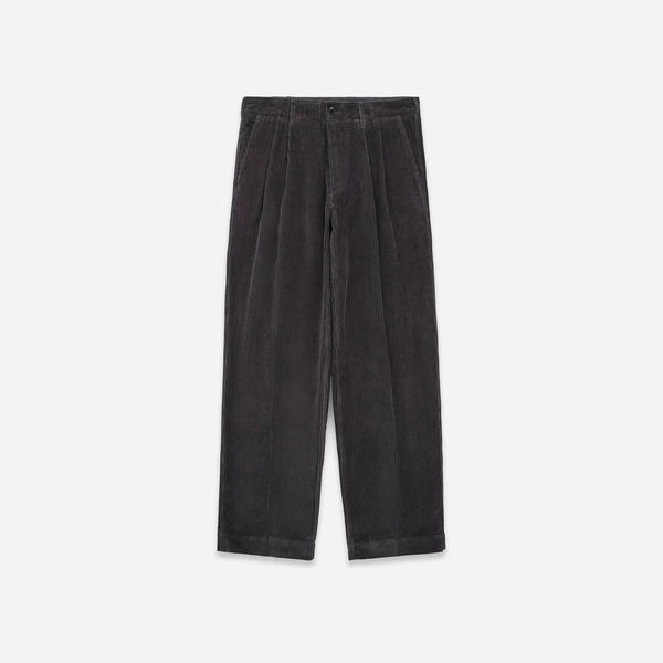Knickerbocker Canal Pleated Corduroy Pant - Peat