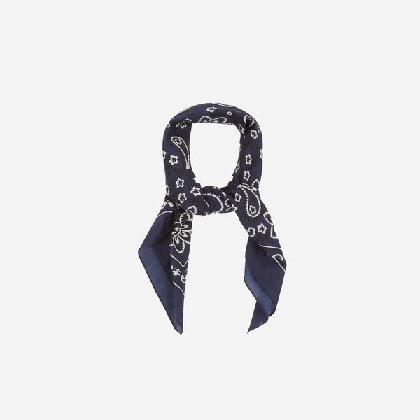CLASSIC PAISLEY BANDANA - NAVY