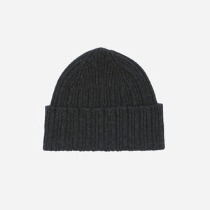 Drakes - GEELONGORA BEANIE - CHARCOAL -  - Main Front View