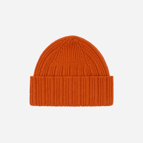 Drake's Geelongora Beanie - Orange Glow