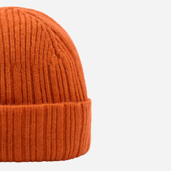 Drake's Geelongora Beanie - Orange Glow