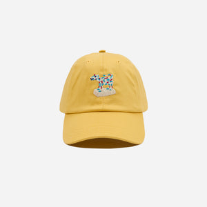 Drakes - COW FIGUERINE TWILL CAP - MUSTARD -  - Main Front View