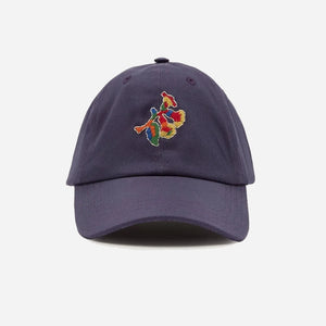 Drakes - TAPISSERIE TWILL CAP - NAVY -  - Main Front View