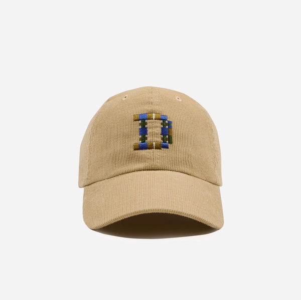 Drake's D 1977 Cord Baseball Cap - Stone