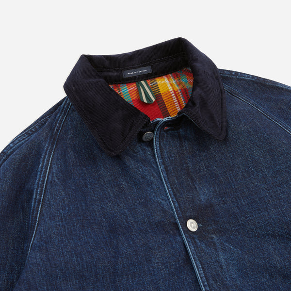 DENIM FIELD JACKET - INDIGO WASH