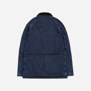 Drakes - DENIM FIELD JACKET - INDIGO WASH -  - Alternative View 1