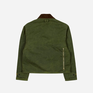 Drakes - Drake's Waxed Wader Jacket - Lemongrass -  - Alternative View 1