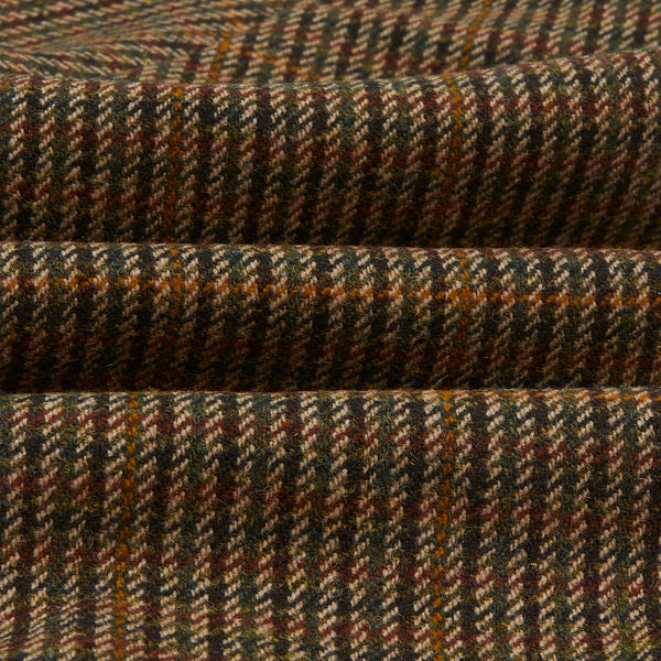 LOVAT TWEED RAGLAN OVERCOAT - BROWN