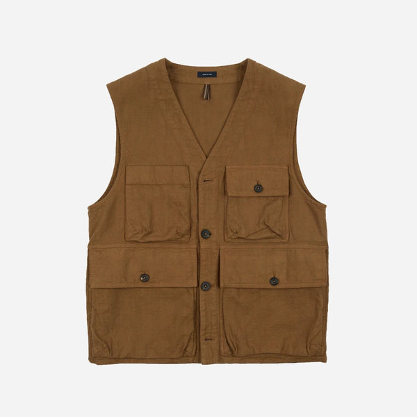 UTILITY VEST - TOBACCO