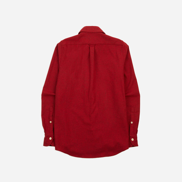 WOOL WORK SHIRT - ROSSO RED