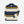 Load image into Gallery viewer, STRIPE QUARTER ZIP RUGBY - ECRU/NAVY-YELLOW

